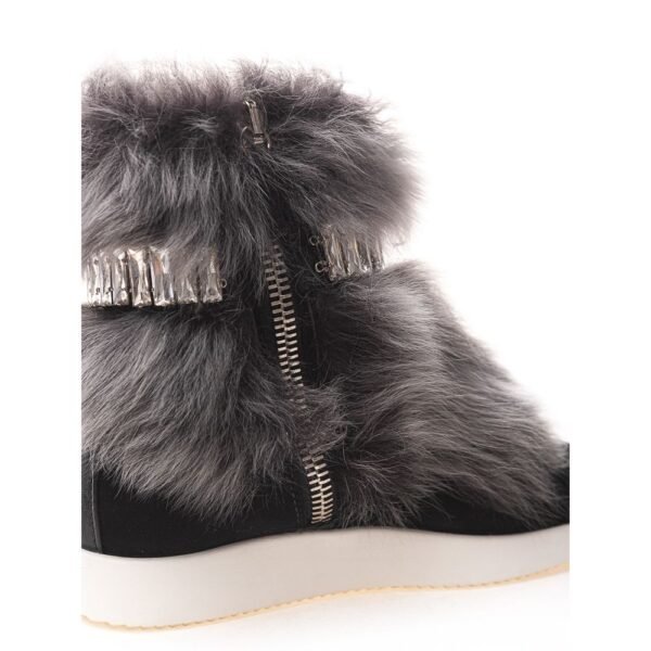 Giuseppe Zanotti Black Neoprene Sneaker - Image 4
