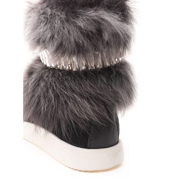 Giuseppe Zanotti Black Neoprene Sneaker - Image 5