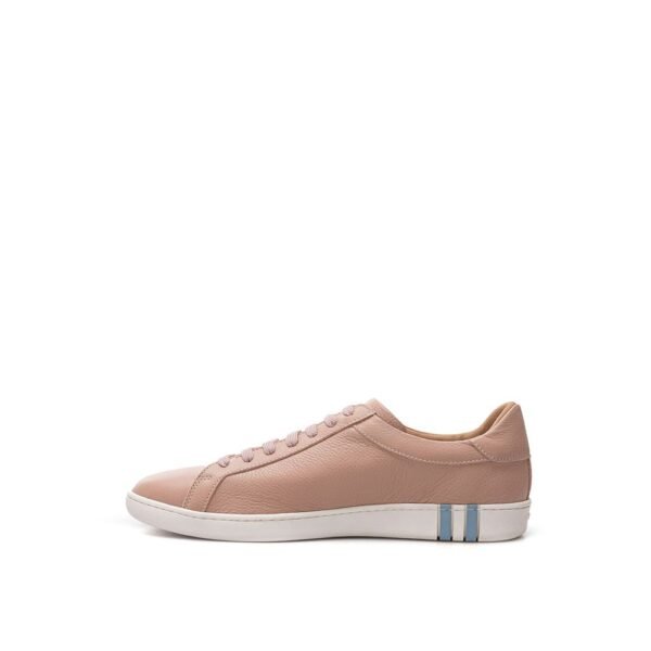 Bally Elegant Pink Leather Sneakers - Image 2