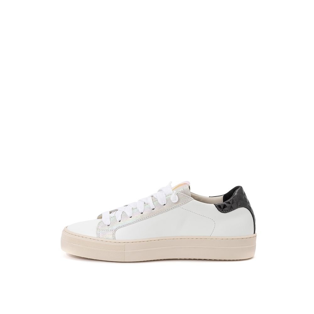 P448 Elevate Your Sneaker Game with All-White Italian Leather Kicks - Image 2