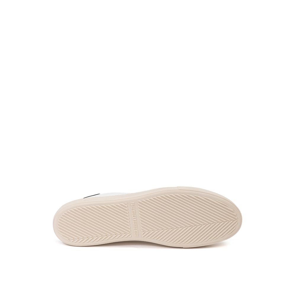 P448 Elevate Your Sneaker Game with All-White Italian Leather Kicks - Image 3
