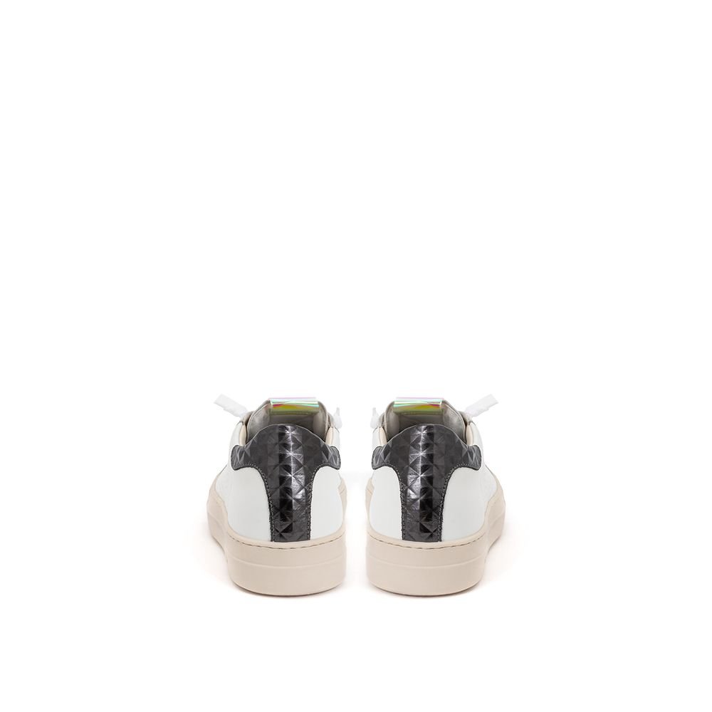 P448 Elevate Your Sneaker Game with All-White Italian Leather Kicks - Image 4