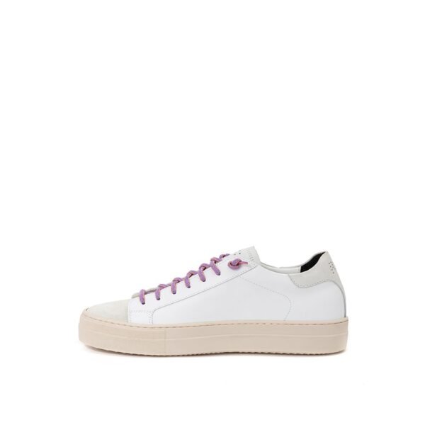 P448 White Leather Sneaker - Image 2