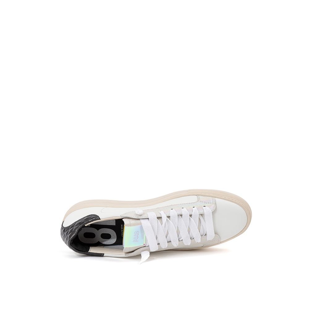 P448 Elevate Your Sneaker Game with All-White Italian Leather Kicks - Image 5