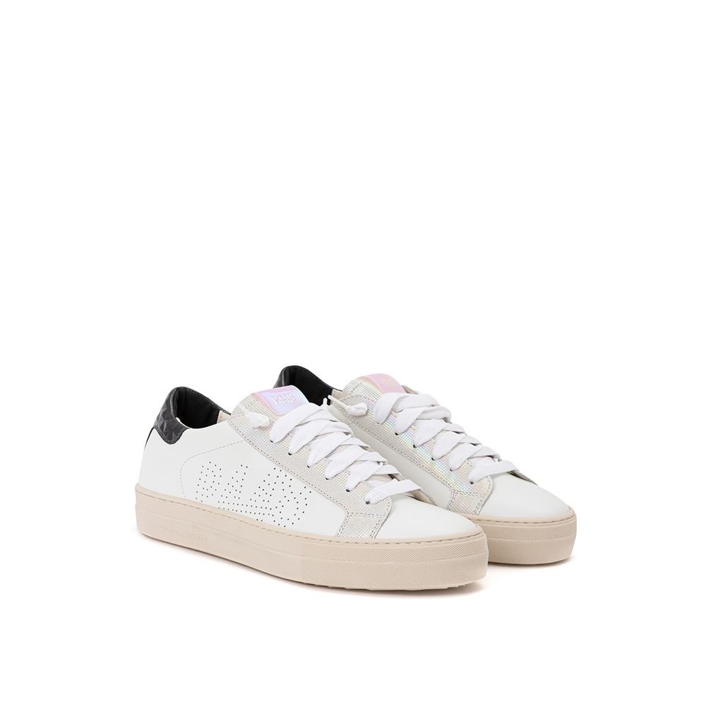 P448 Elevate Your Sneaker Game with All-White Italian Leather Kicks - Image 6
