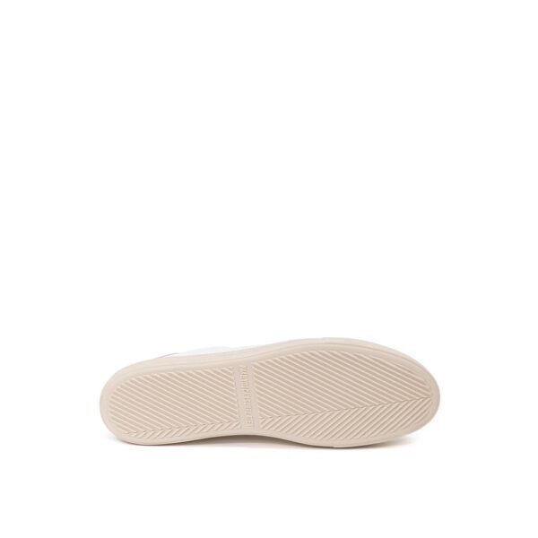 P448 White Leather Sneaker - Image 3
