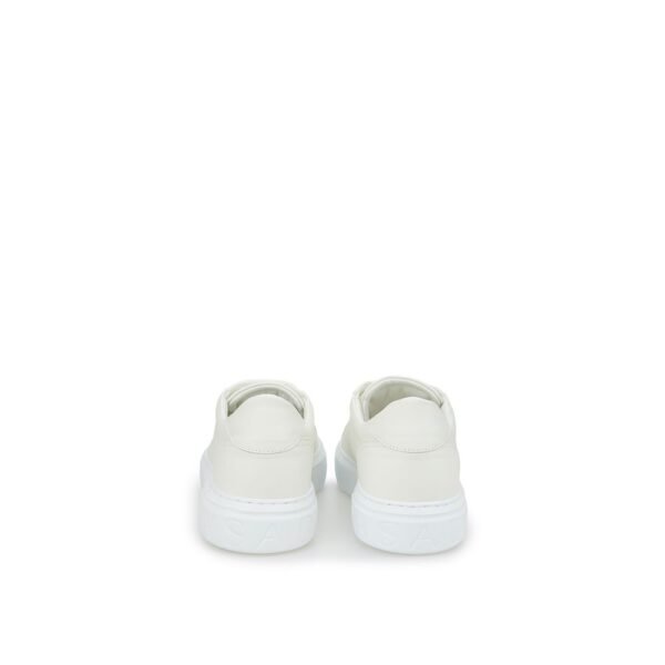 Casadei Sleek White Leather Sneakers - Image 6