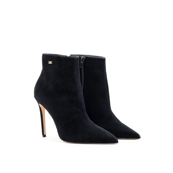 Elisabetta Franchi Black Leather Scamociata Boot - Image 2