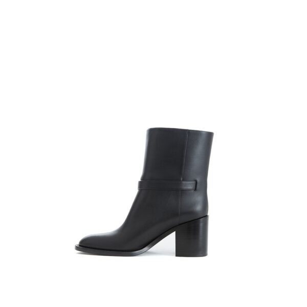 Burberry Black Leather Boot - Image 2
