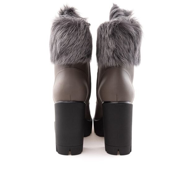 Giuseppe Zanotti Gray Eco Leather Boot - Image 3