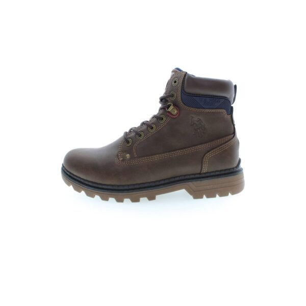 U.S. POLO ASSN. Brown Polyester Men Boot - Image 2