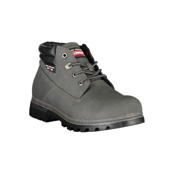 Sleek Carrera Lace-Up Boots with Contrast Detail - Image 2