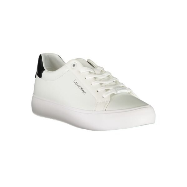 Calvin Klein White Polyester Sneaker - Image 2