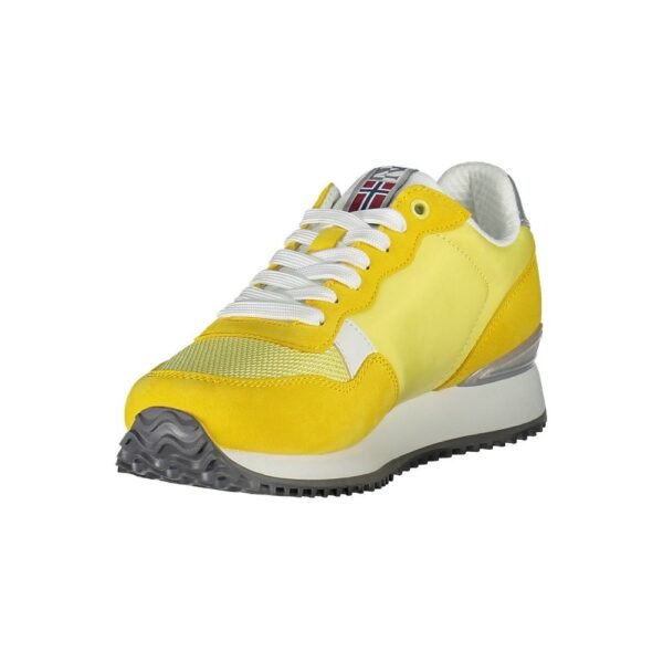 Napapijri Yellow Polyester Women Sneaker - Image 3