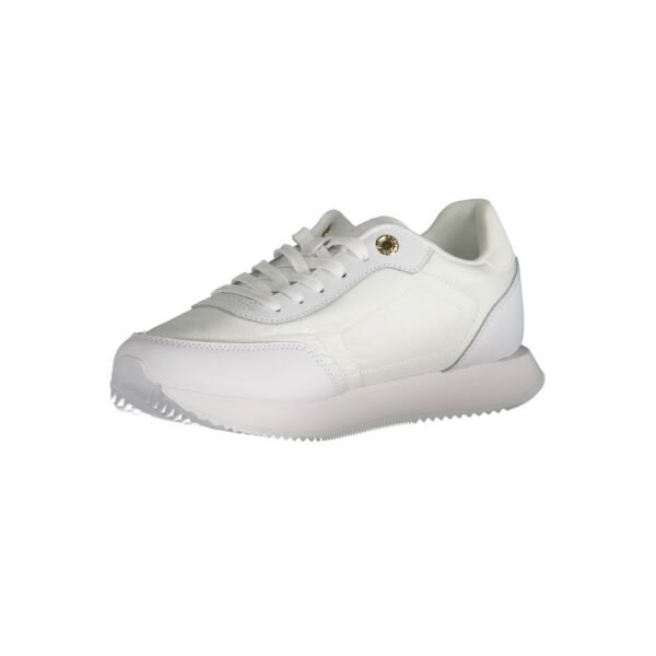 Tommy Hilfiger White Polyester Sneaker - Image 3
