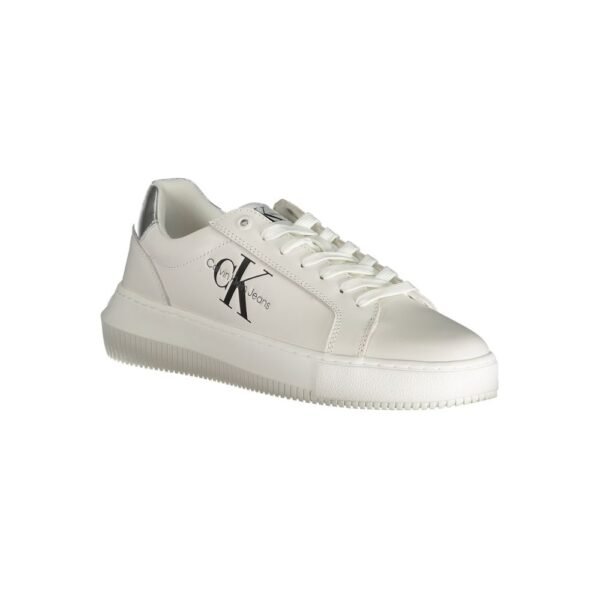 Calvin Klein White Polyester Sneaker - Image 2