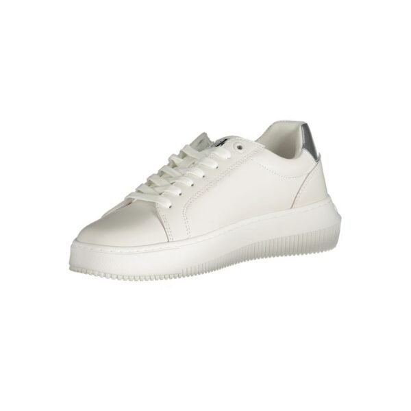 Calvin Klein White Polyester Sneaker - Image 3