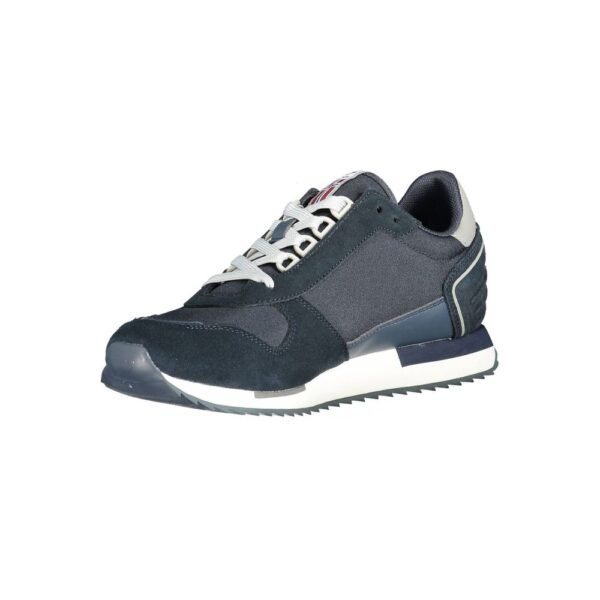 Napapijri Blue Leather Men Sneaker - Image 3