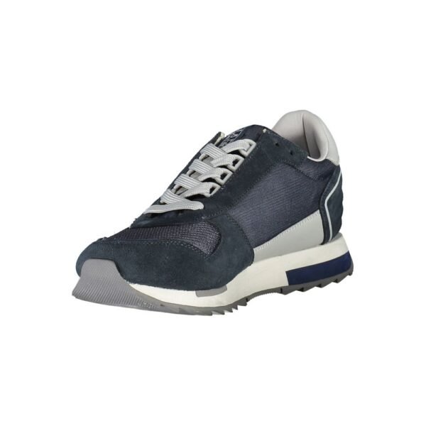 Napapijri Blue Polyester Men Sneaker - Image 3