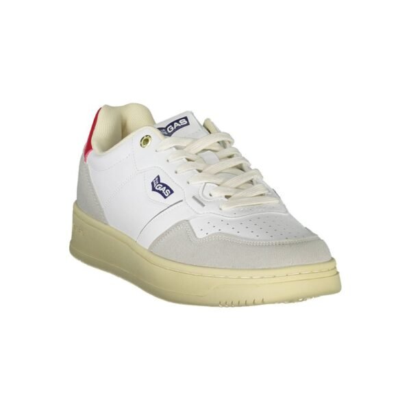 Gas White Artificial Leather Sneaker - Image 2
