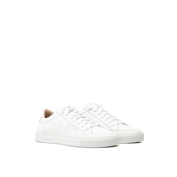 P448 White Leather Sneaker - Image 2