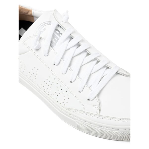 P448 White Leather Sneaker - Image 4