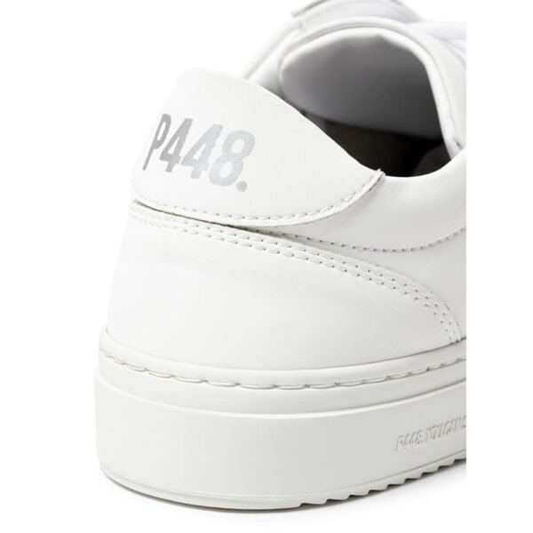 P448 White Leather Sneaker - Image 5