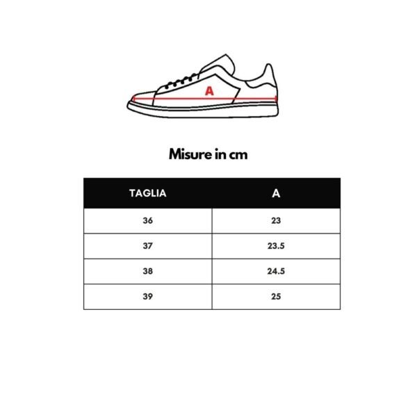 P448 White Leather Sneaker - Image 6