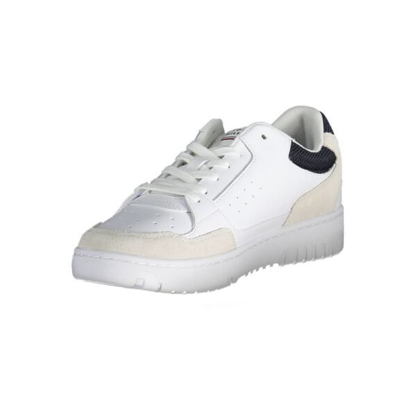 Tommy Hilfiger White Leather Men Sneaker - Image 3