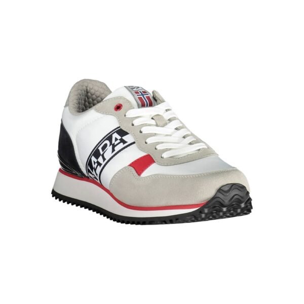 Napapijri White Polyester Men Sneaker - Image 2