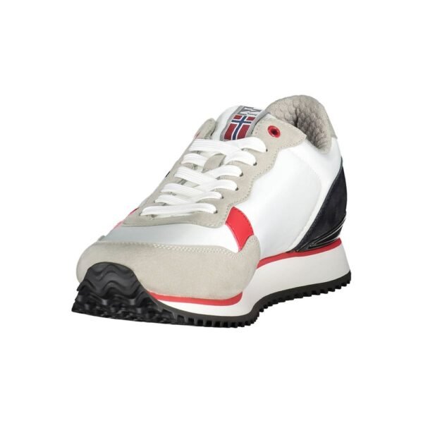 Napapijri White Polyester Men Sneaker - Image 3