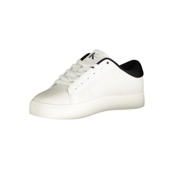 Calvin Klein White Polyester Sneaker - Image 3