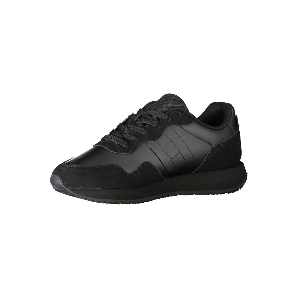 Tommy Hilfiger Black Leather Men Sneaker - Image 3