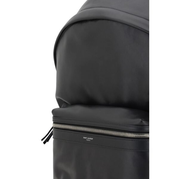 Saint Laurent Leather Backpack - Image 3