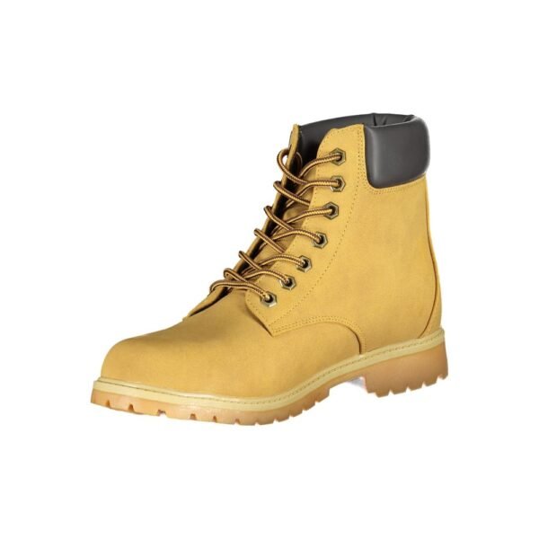 Fila Vibrant Yellow Contrast Lace-up Boots - Image 3