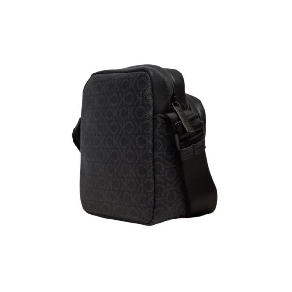 Calvin Klein Black Recycled Polyester Messenger Bag - Image 3