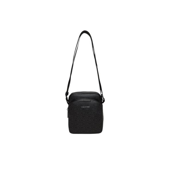 Calvin Klein Black Recycled Polyester Messenger Bag - Image 5