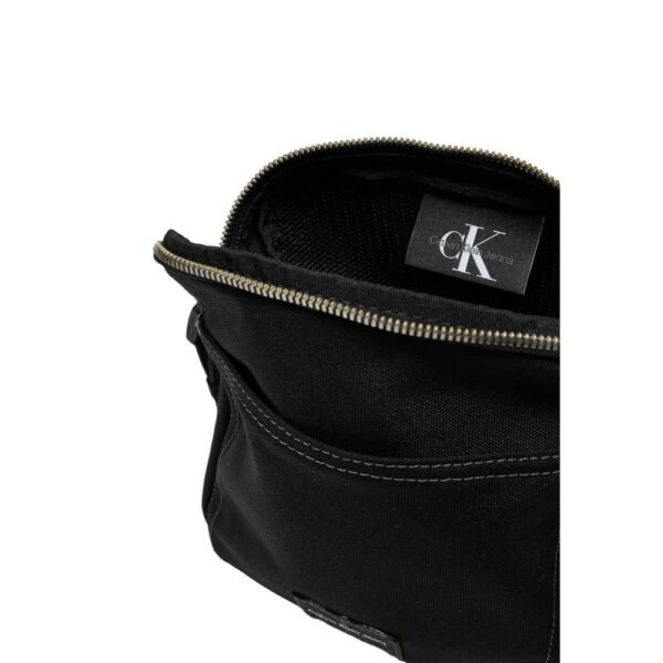 Calvin Klein Jeans Black Recycled Polyester Messenger Bag - Image 4