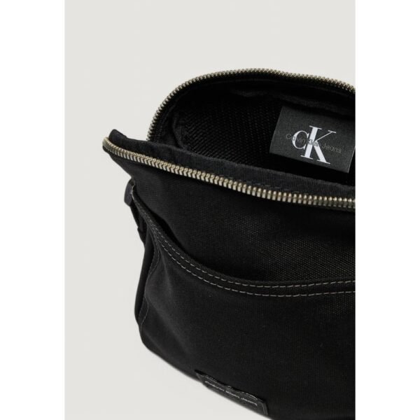Calvin Klein Jeans Black Recycled Polyester Messenger Bag - Image 5