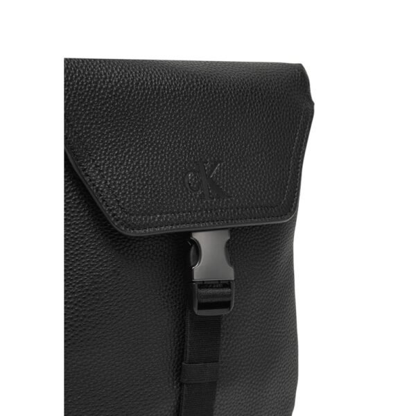 Calvin Klein Black Polyethylene Messenger Bag - Image 2