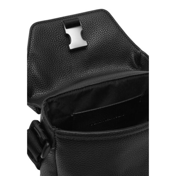 Calvin Klein Black Polyethylene Messenger Bag - Image 4
