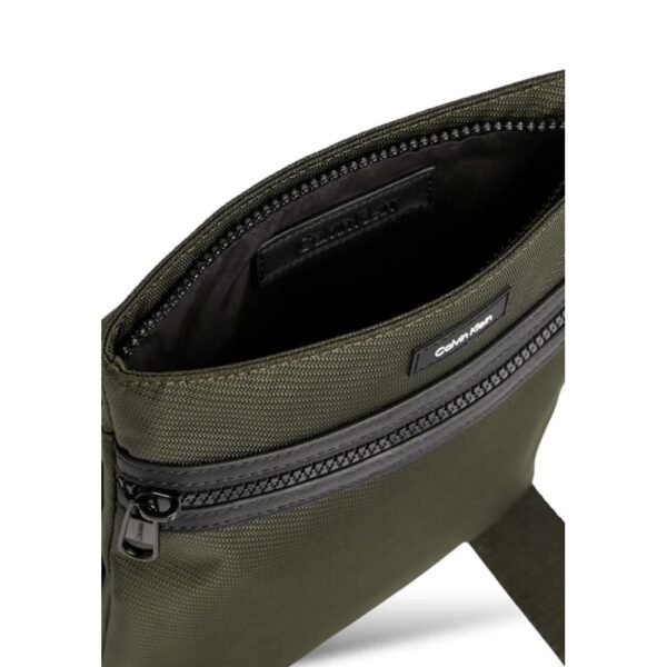 Calvin Klein Green Recycled Polyester Messenger Bag - Image 2