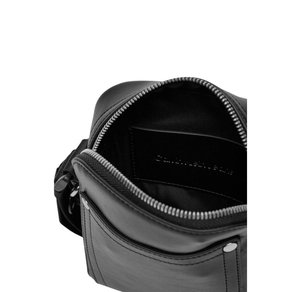 Calvin Klein Jeans Black Polyethylene Messenger Bag - Image 4