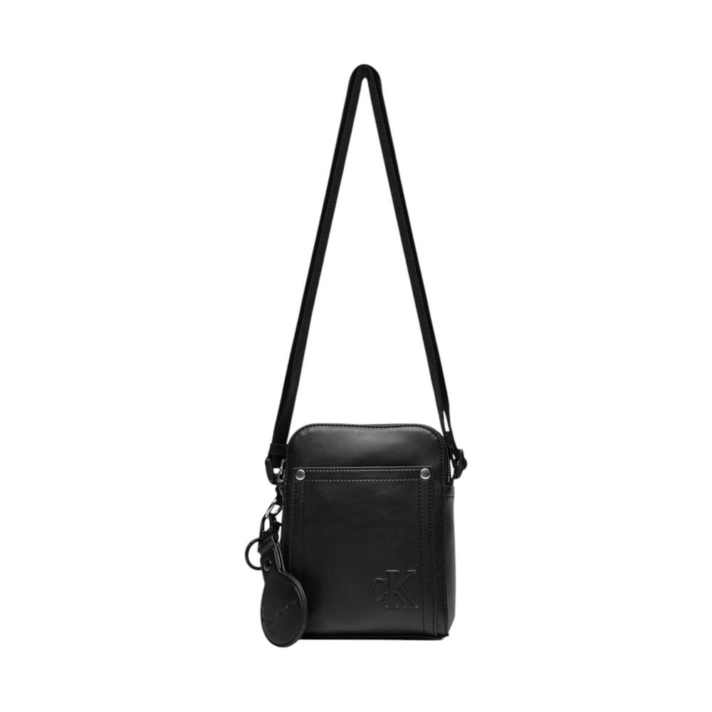 Calvin Klein Jeans Black Polyethylene Messenger Bag - Image 5