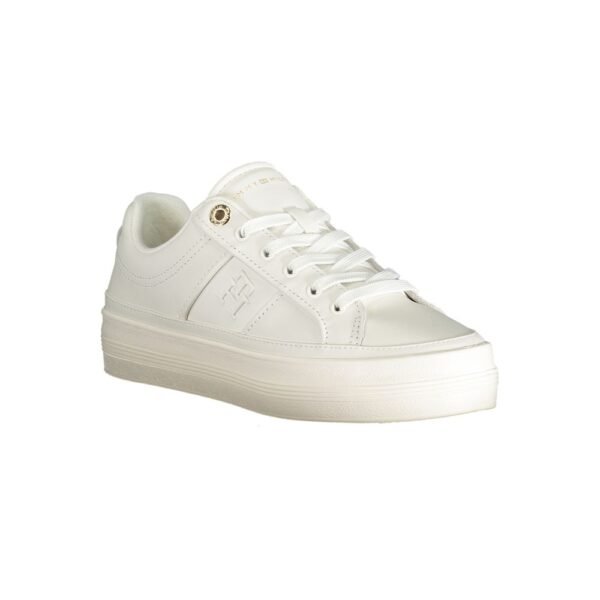 Tommy Hilfiger White Polyethylene Women Sneaker - Image 2
