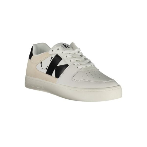 Calvin Klein White Polyester Sneaker - Image 2