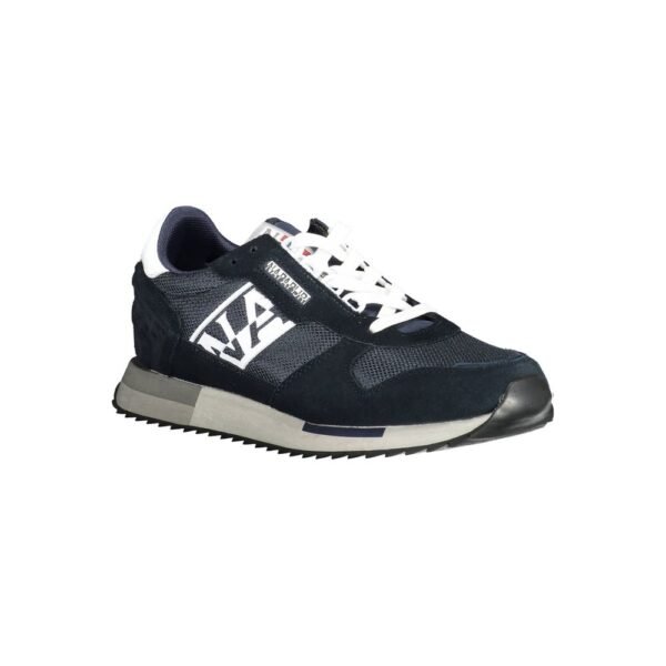 Napapijri Blue Leather Men Sneaker - Image 2