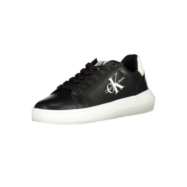 Calvin Klein Black Leather Men Sneaker - Image 3