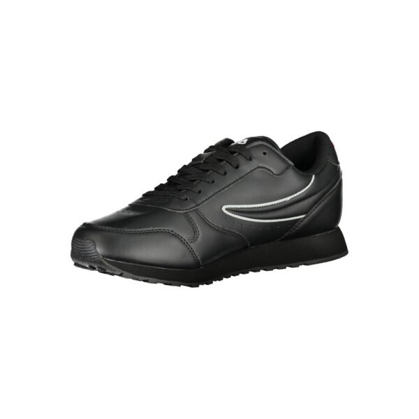 Fila Classic Laced Sports Sneakers with Contrast Details - Image 3