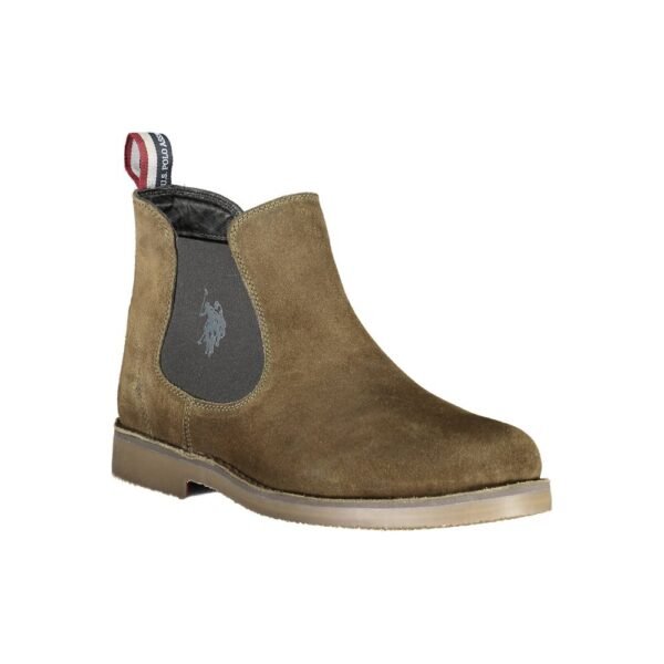 U.S. POLO ASSN. Green Leather Men Ankle Boot - Image 2